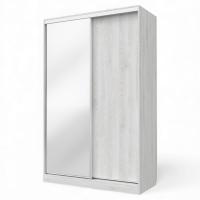 Шкаф-купе БН-61 2дв с ящ.140х60х220 Сосна лофт/хром