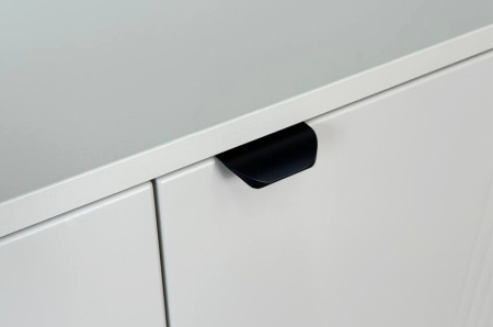 Комод 3 Рич кашемир/фрапучино матовый/черный