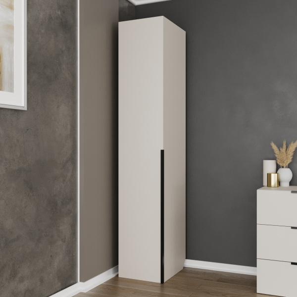 Шкаф однодверный/ штанга Сен-Дени Кашемир