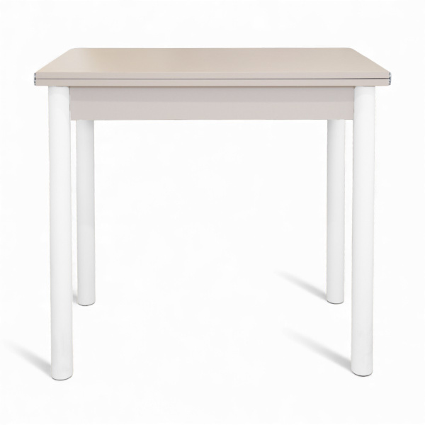 Стол кухонный Уют 4 45(+45)*80*75 Кашемир/белый