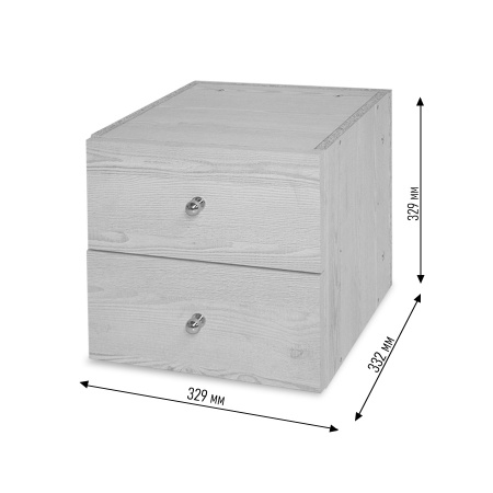 КОРИНН  Вставка Два ящика / Сосна лофт