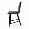 Стул Абсент NEW ПОЛУБАРНЫЙ , Т177 Графит +нога 1R38 Bh500 полубарный мини черный