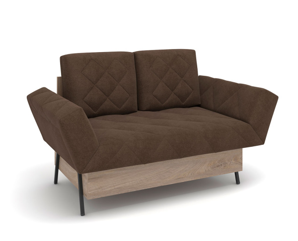 Диван м/г "Джуниор " (кушетка) Camel maron, Дуб Эндгрейн 