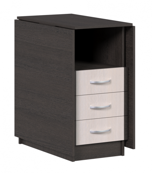 Стол-книжка с ящиками на 400 Венге/Бетон пайн