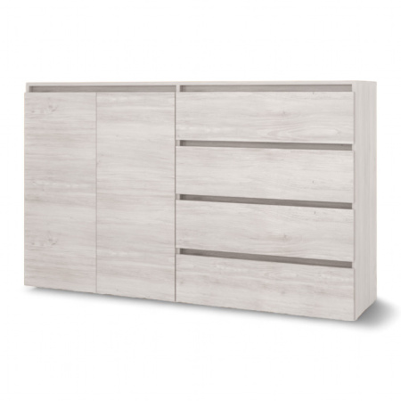 ВЕНСЕН Комод 4 ящика 2двери /Сосна Лофт/