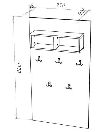GLOSS вешалка